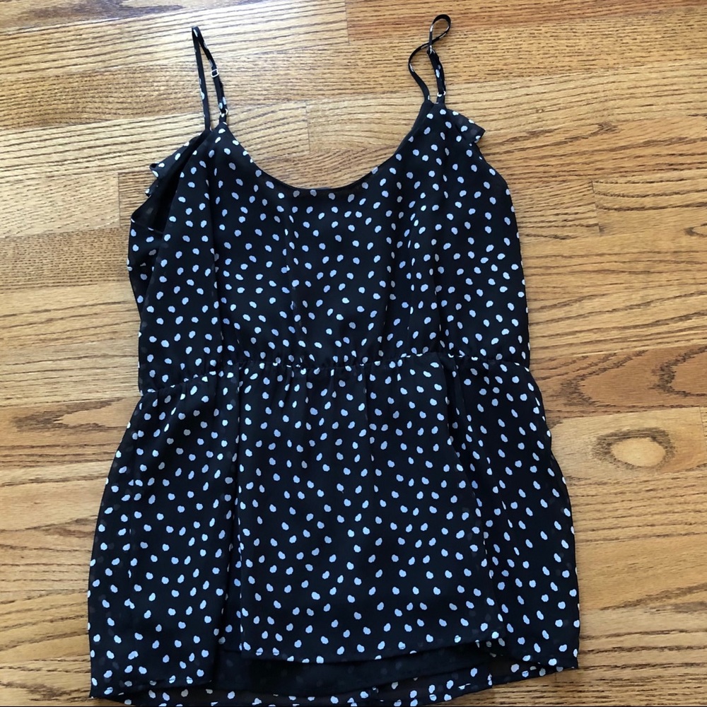 Aqua polka dot top - Picture 4 of 5